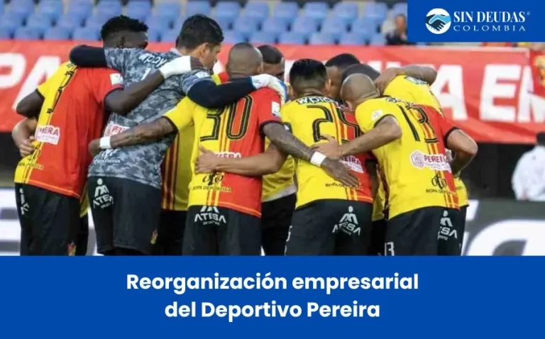Reorganización empresarial del Deportivo Pereira - Blog Sin Deudas Colombia - Insolvencia económica de persona natural